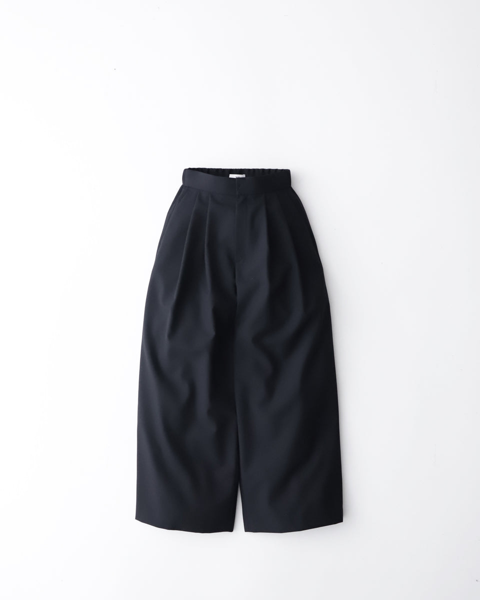 ATON WOOL TROPICAL WIDE EASY PANTS（WOMEN） – NCNR WEB STORE
