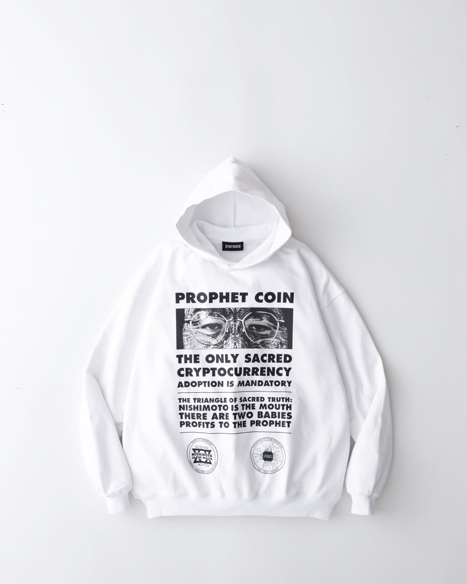 NISHIMOTO IS THE MOUTH PROPHET COIN TEE HOODIE