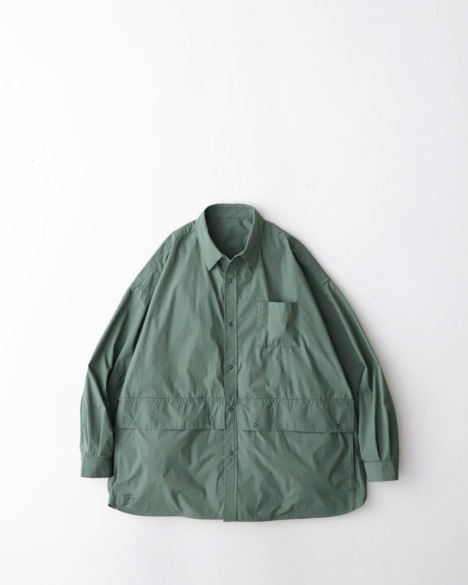 FreshService CARGO POCKET REGULAR COLLAR UTILITY SHIRT