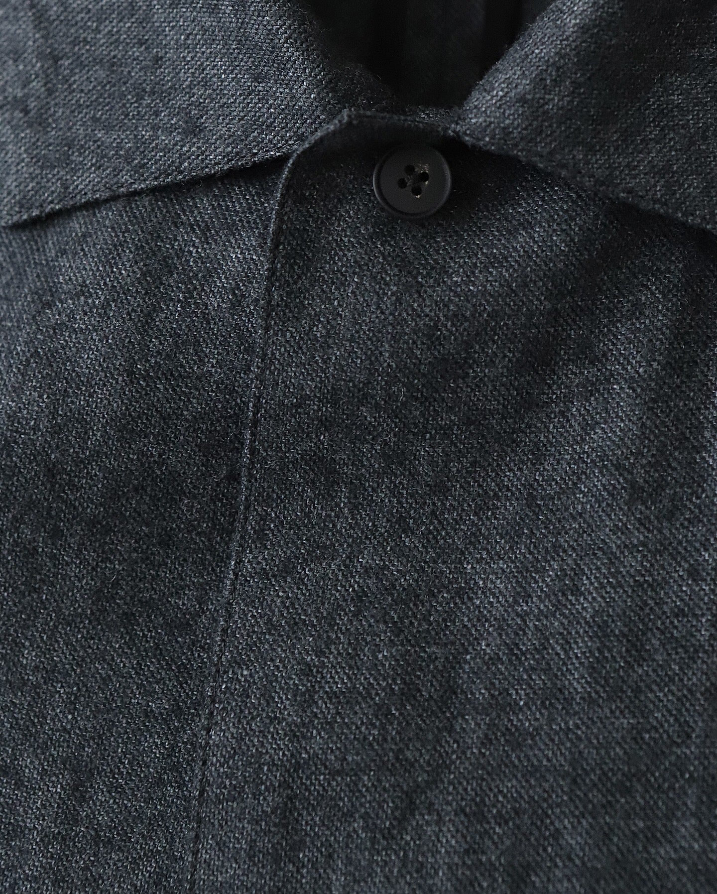 LINEN WOOL TWILL SHIRT JACKET