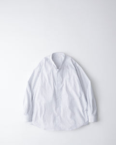 SUVIN TYPEWRITER BAND COLLAR SHIRT