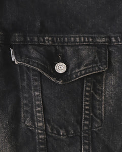 NEW MANUAL BLACK DENIM TRACKER JACKET