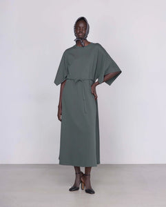 TRI SPUN COTTON KIMONO SLEEVE DRESS（WOMEN）