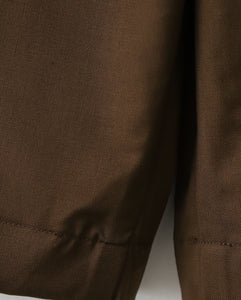 CIRCULAR SHORT PANTS BROWM TWILL