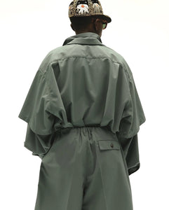 RE-ENGINEERED OVERSHIRT SHORT SLEEVE MINT GREEN