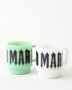 MILK GLASS MUG