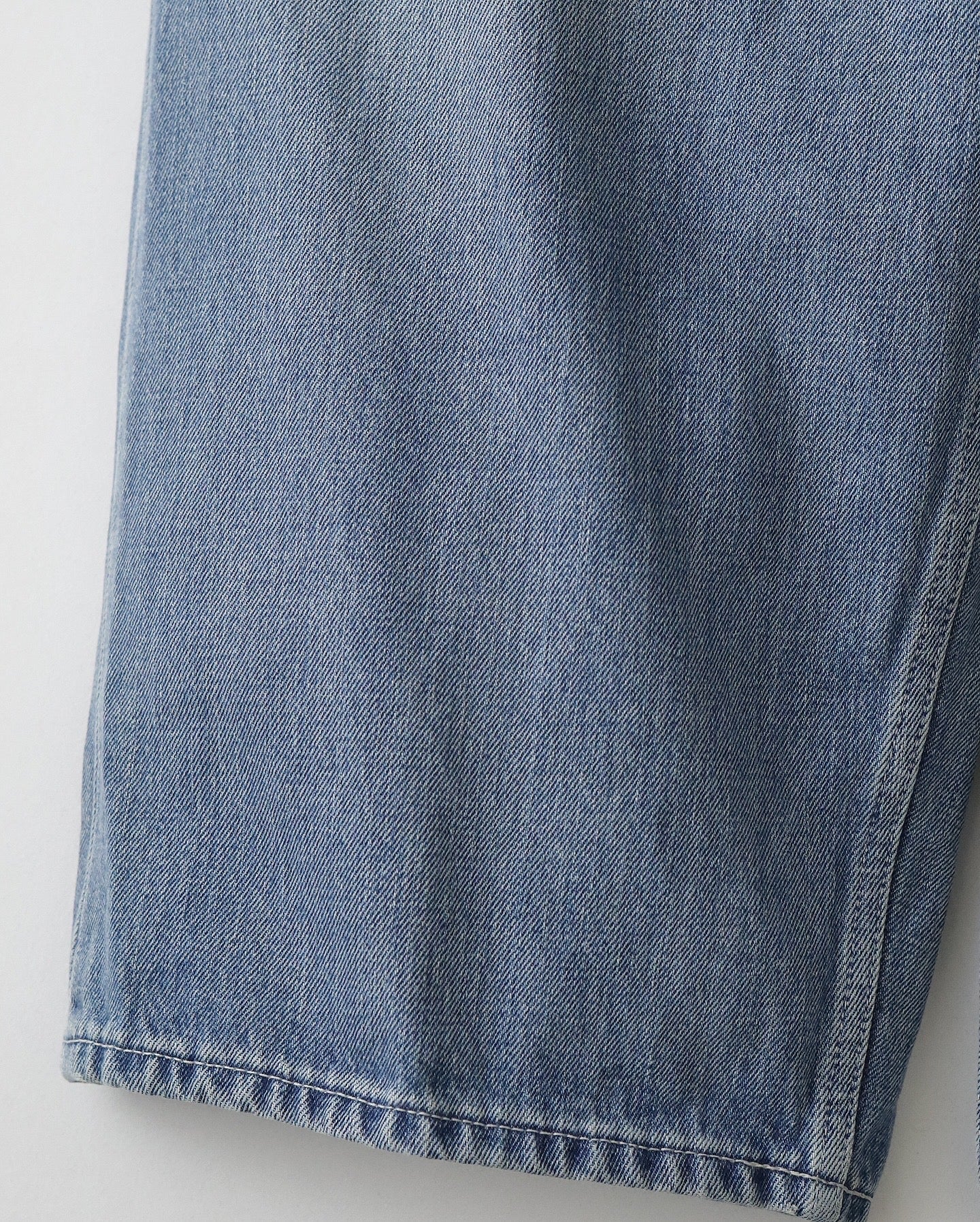 SELVAGE DENIM TWO TUCK PANTS