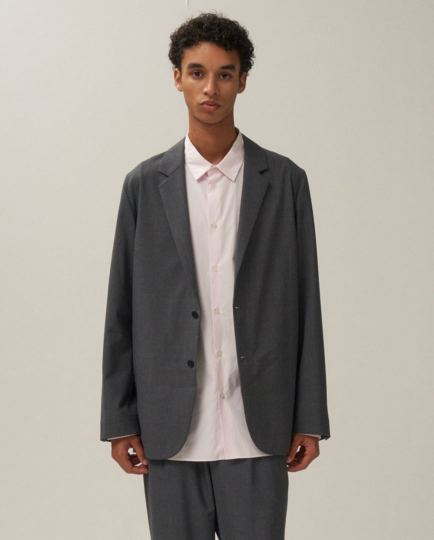 WOOL TROPICAL TAILORED JACKET