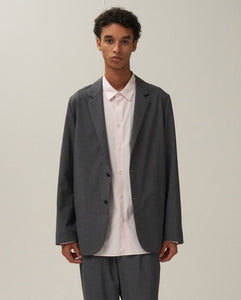 WOOL TROPICAL TAILORED JACKET