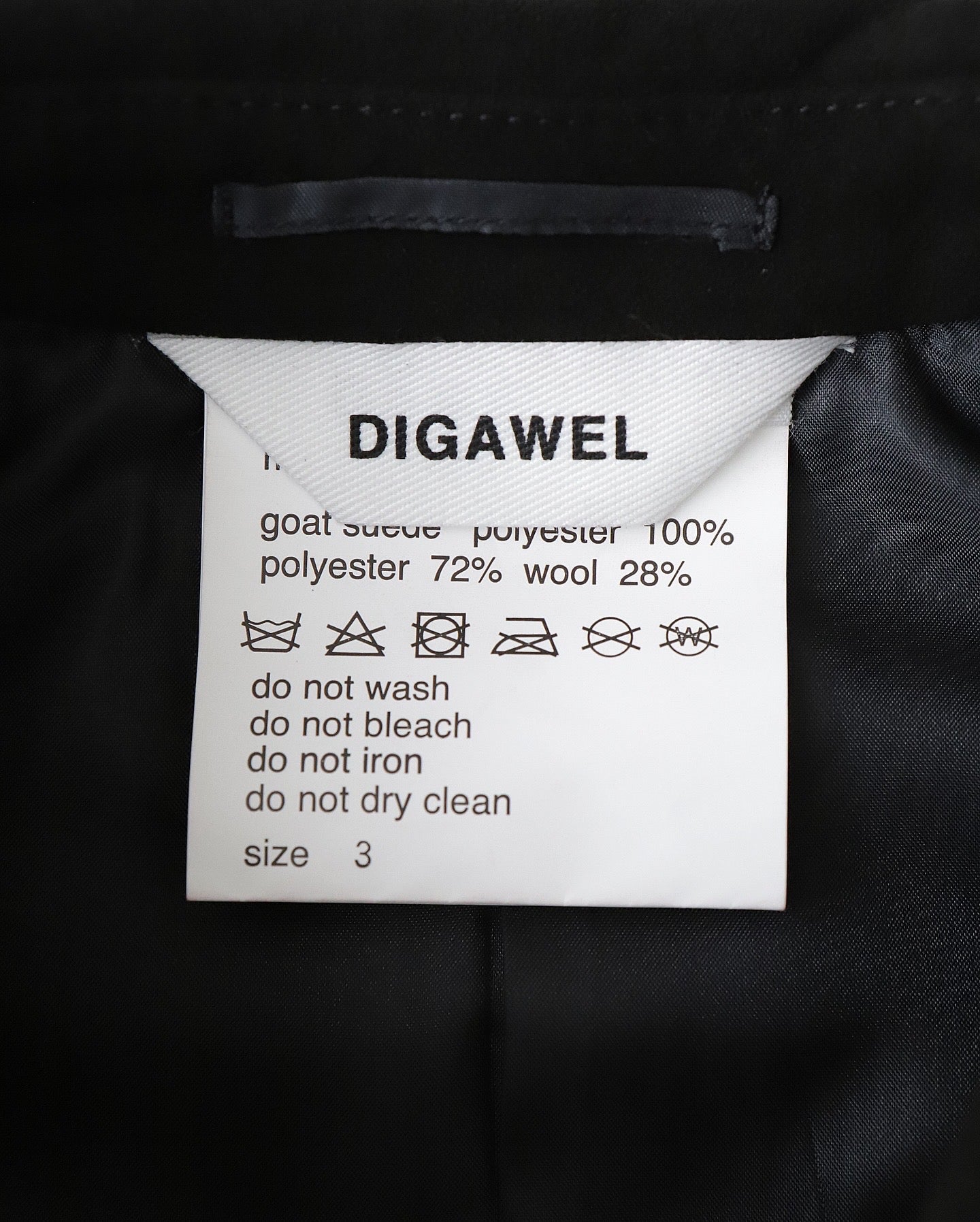 GOAT SUEDE ZIP UP BLOUSON