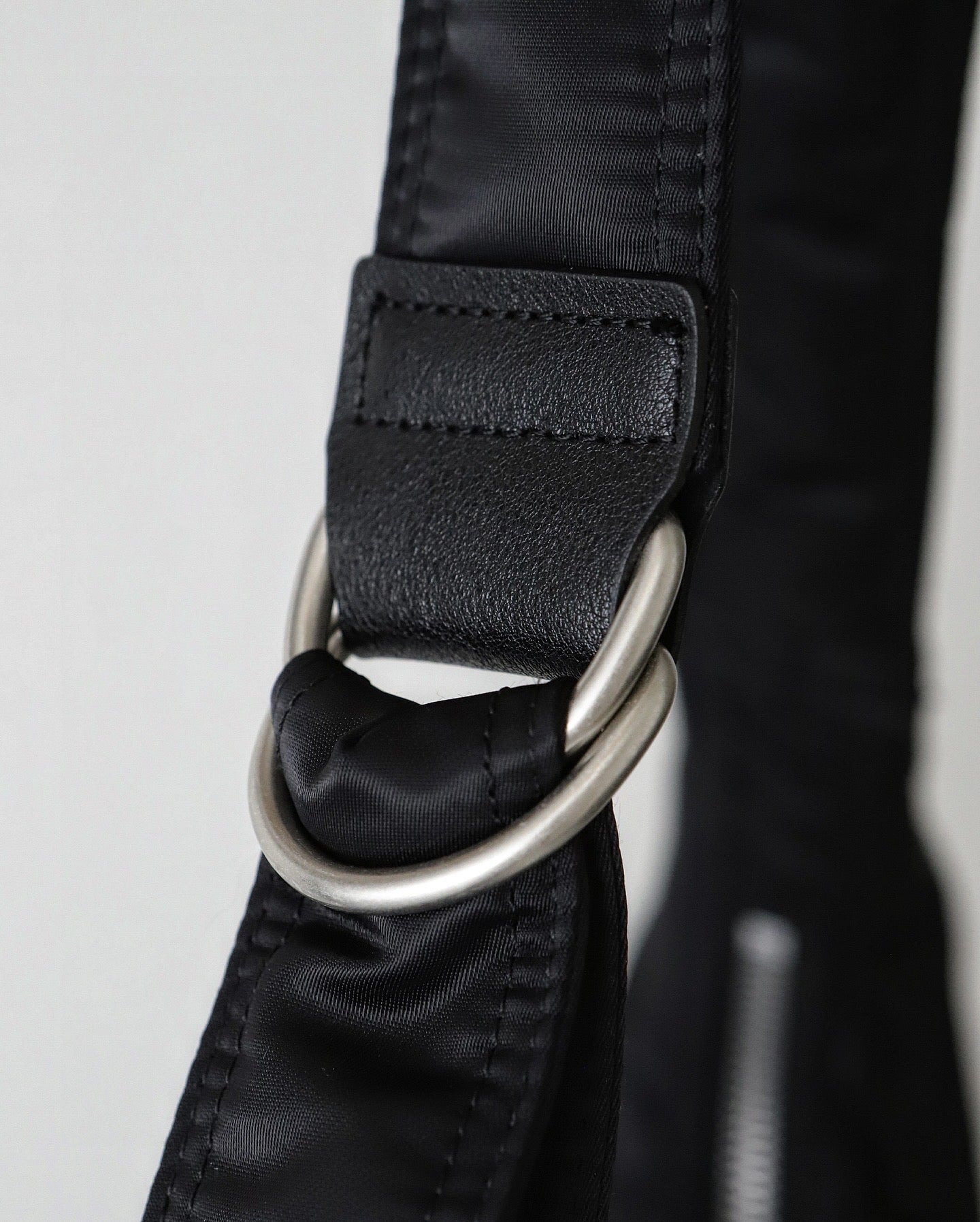 COMME des GARCONS HOMME COTTON NYLON DOUBLE TWILL SHOULDER BAG