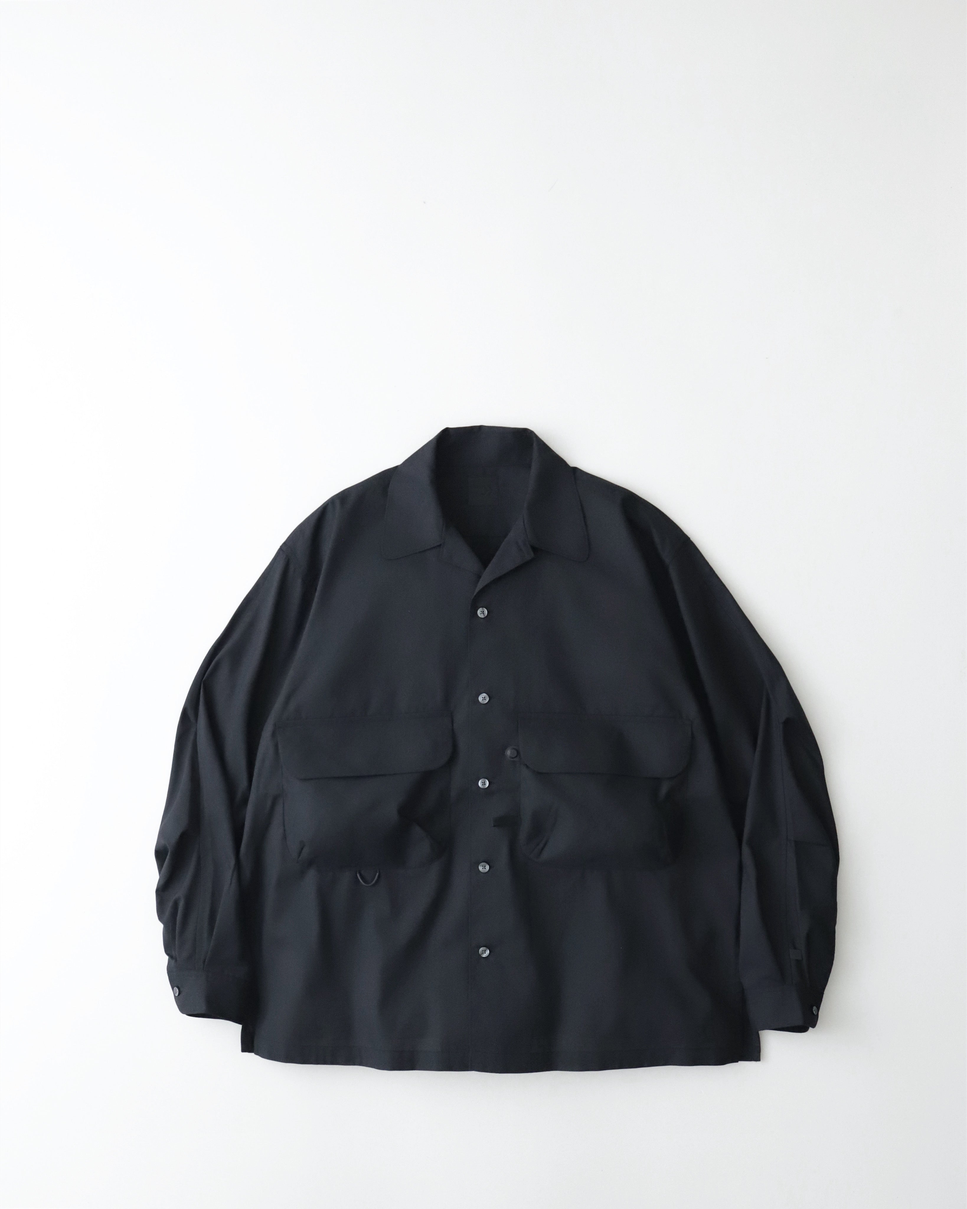 TECH SPORTS OPEN COLLAR SHIRT L/S