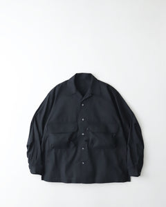 TECH SPORTS OPEN COLLAR SHIRT L/S
