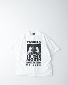 TASHIRO IS THE MOUTH S/S TEE