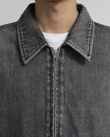 SELVAGE DENIM ZIP JACKET