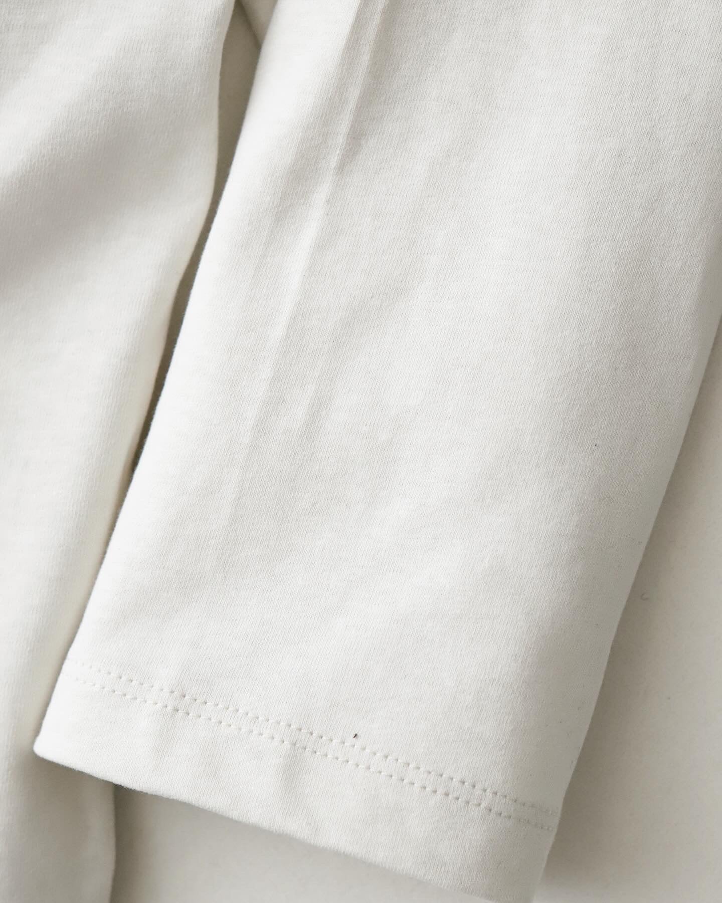 RECYCLED COTTON JERSEY L/S TEE