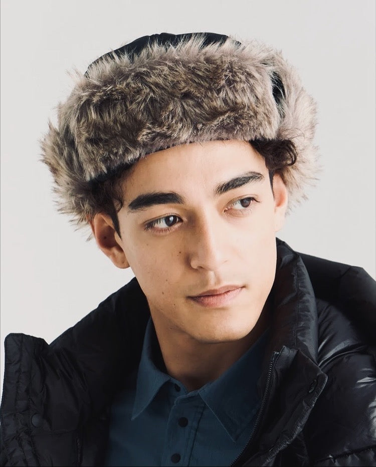 AURORA TEX FUR FLIGHT CAP