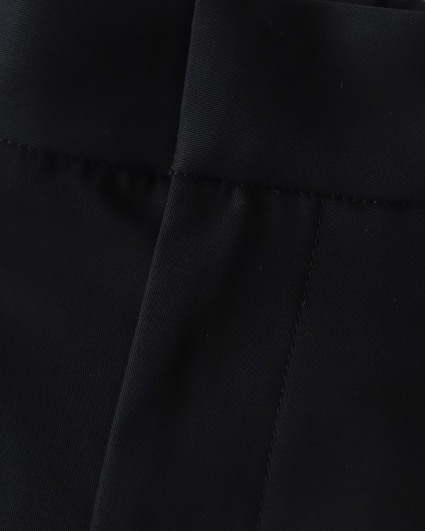 WOOLY COTTON TWILL TWO TUCK WIDE PANTS（WOMEN）