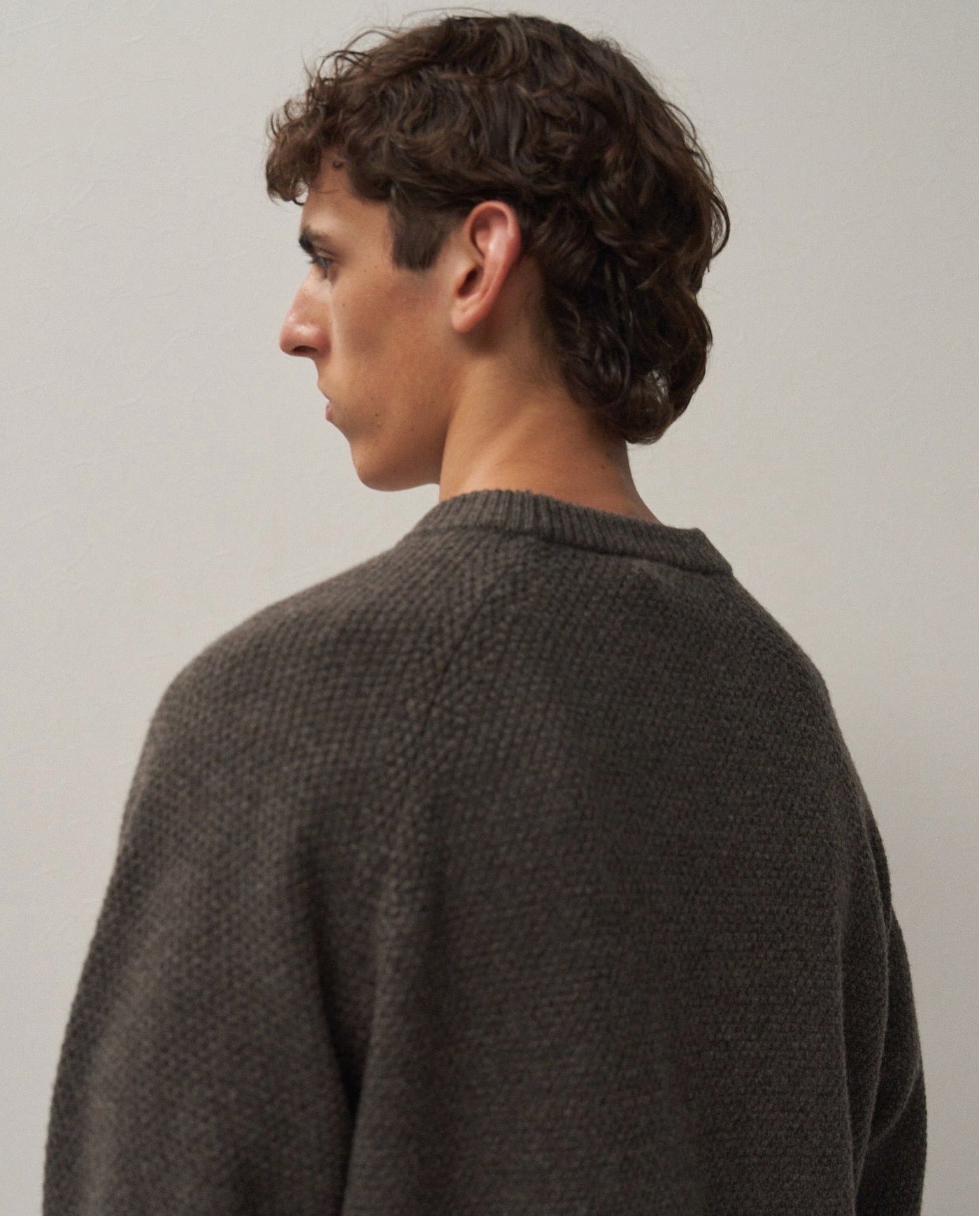 LAMBS WOOL CREWNECK SWEATER