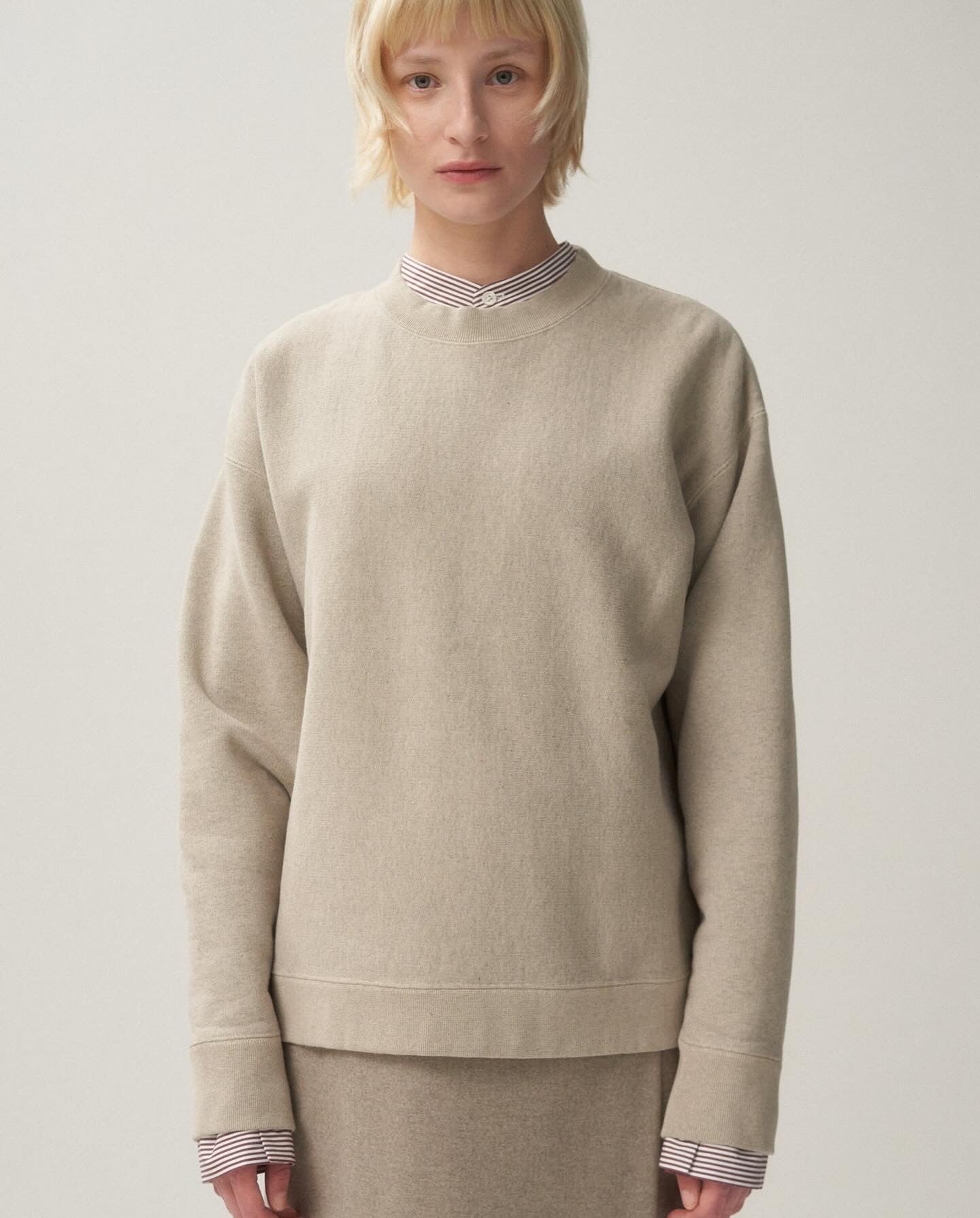 NATURAL DYED URAKE OVERSIZED SWEAT SHIRT