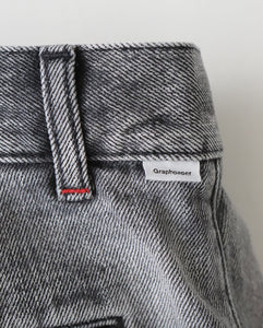 SELVAGE DENIM TWO TUCK TAPERED PANTS