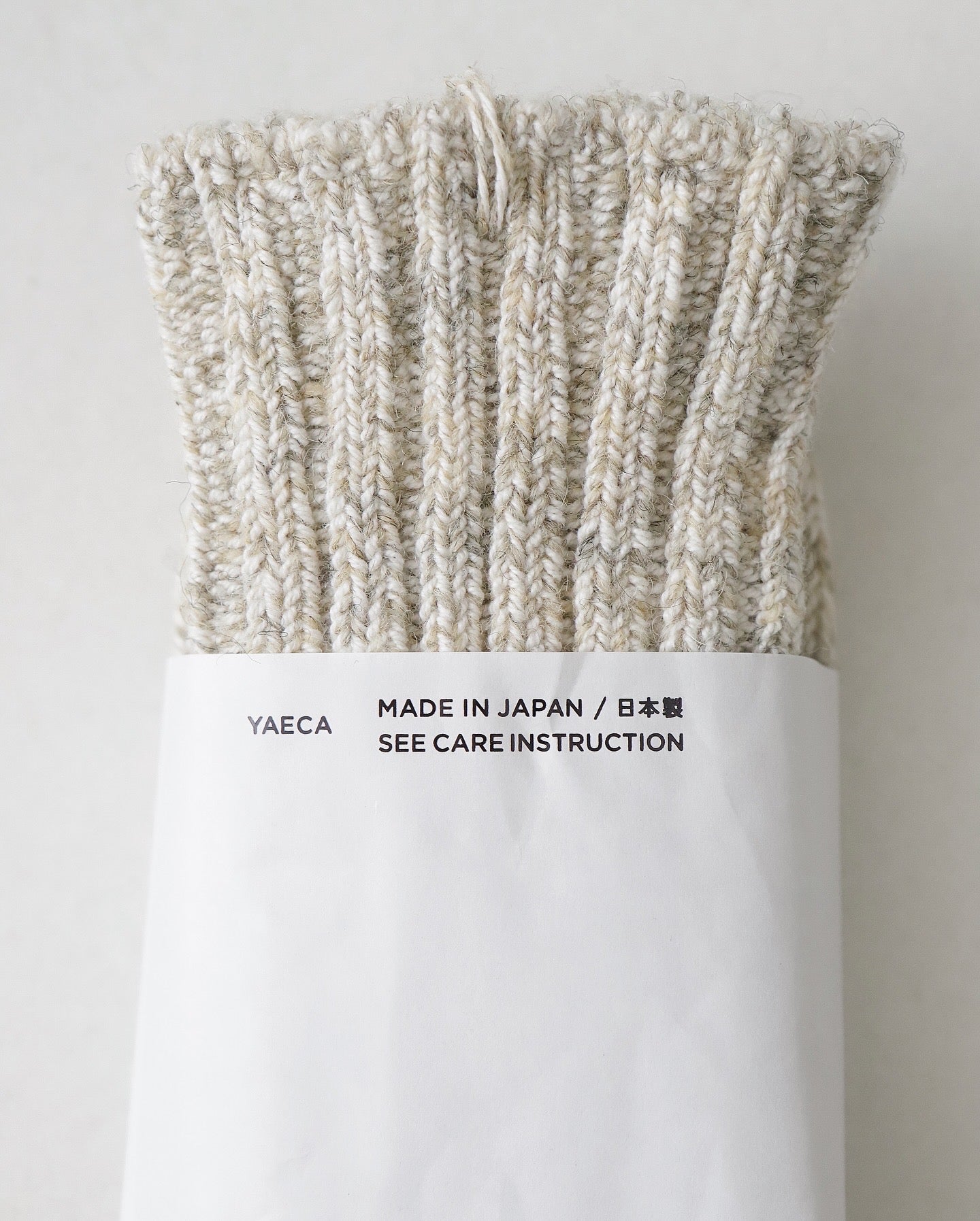 COTTON WOOL RIB SOCKS