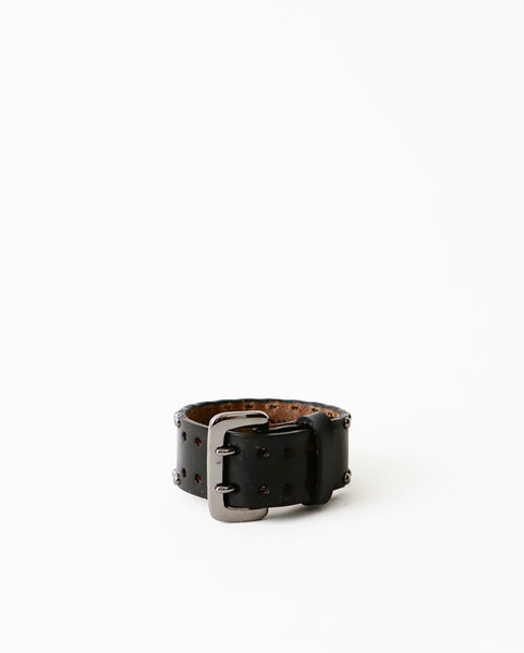 WACKO MARIA WOLF'S HEAD / STUDS LEATHER WRIST BAND（29mm） – NCNR
