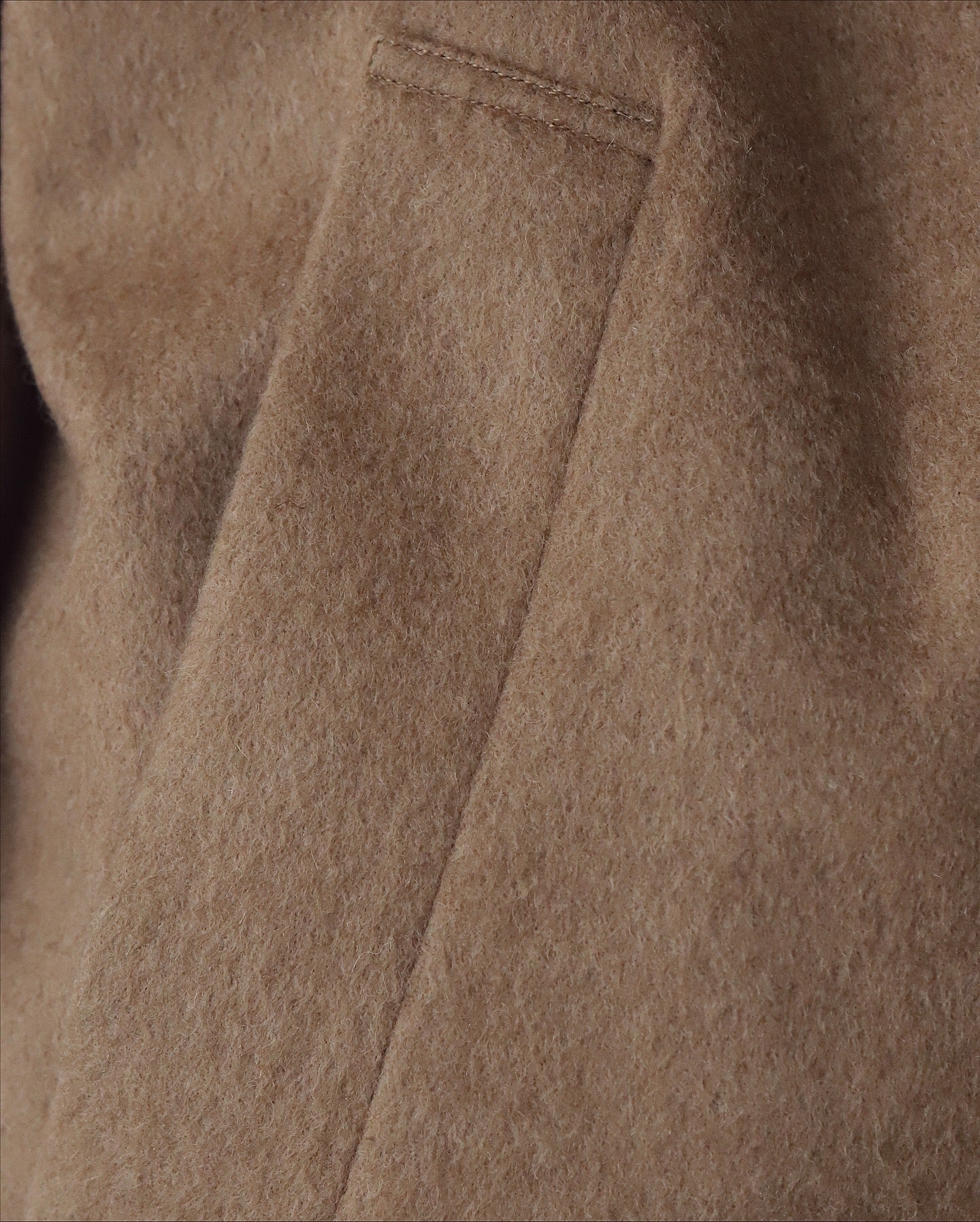 PURE CAMEL BALMACAAN COAT（WOMEN）