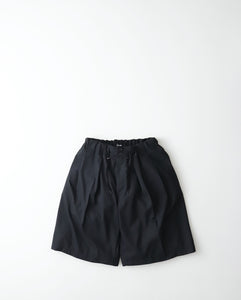 CIRCULAR SHORT PANTS BLACK STRIPE