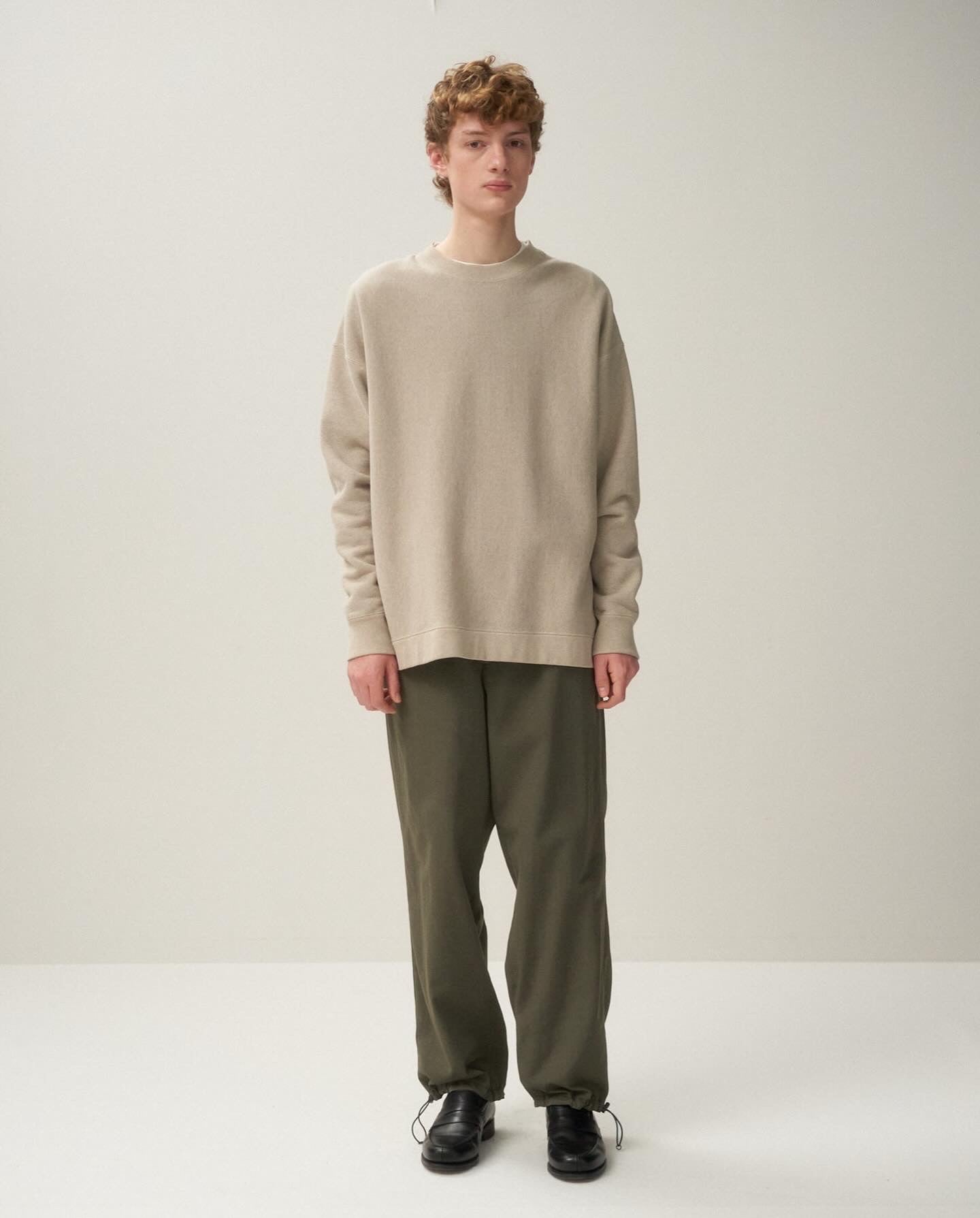 NATURAL DYED URAKE OVERSIZED SWEAT SHIRT