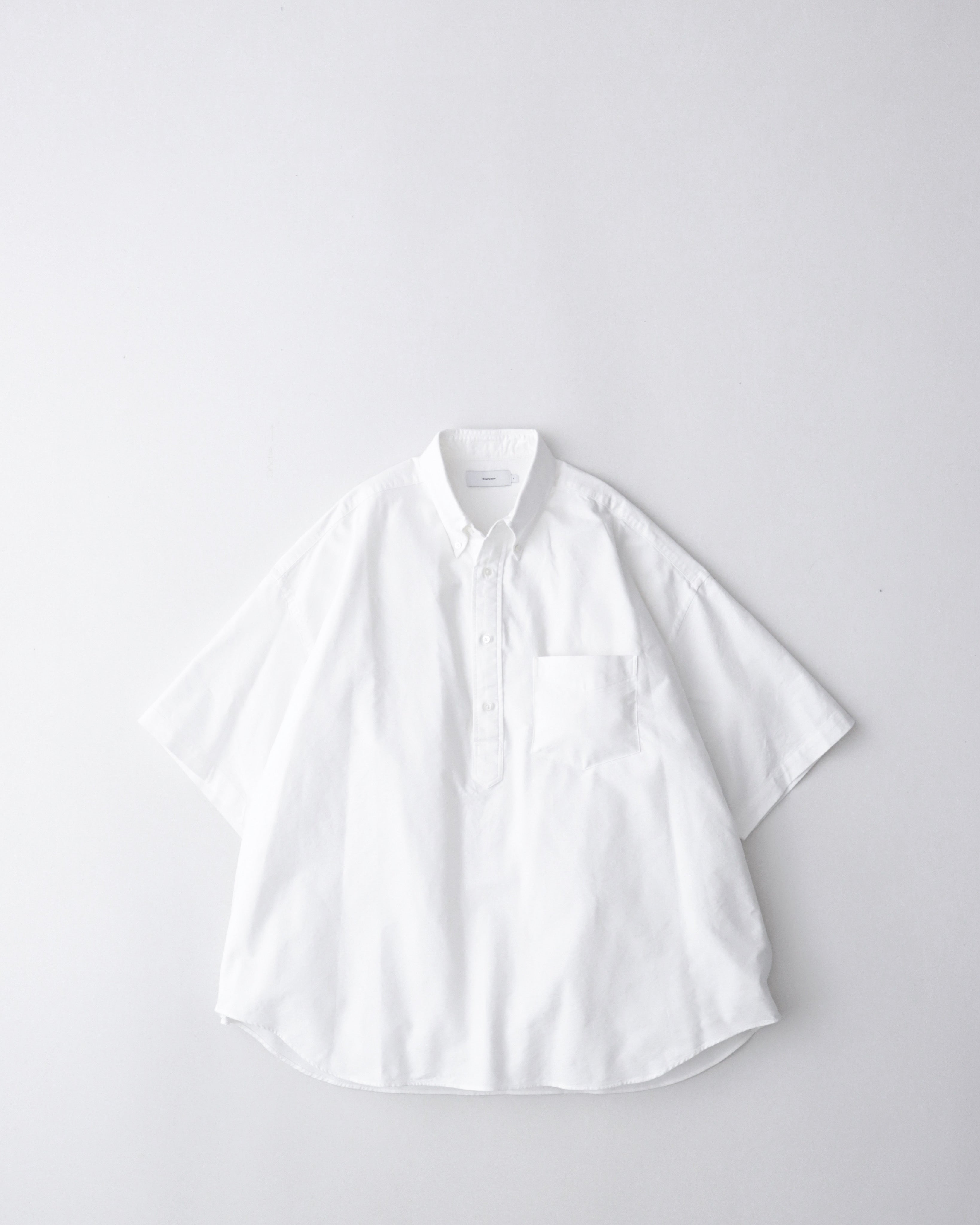 OXFORD OVERSIZED S/S B.D PULLOVER SHIRT