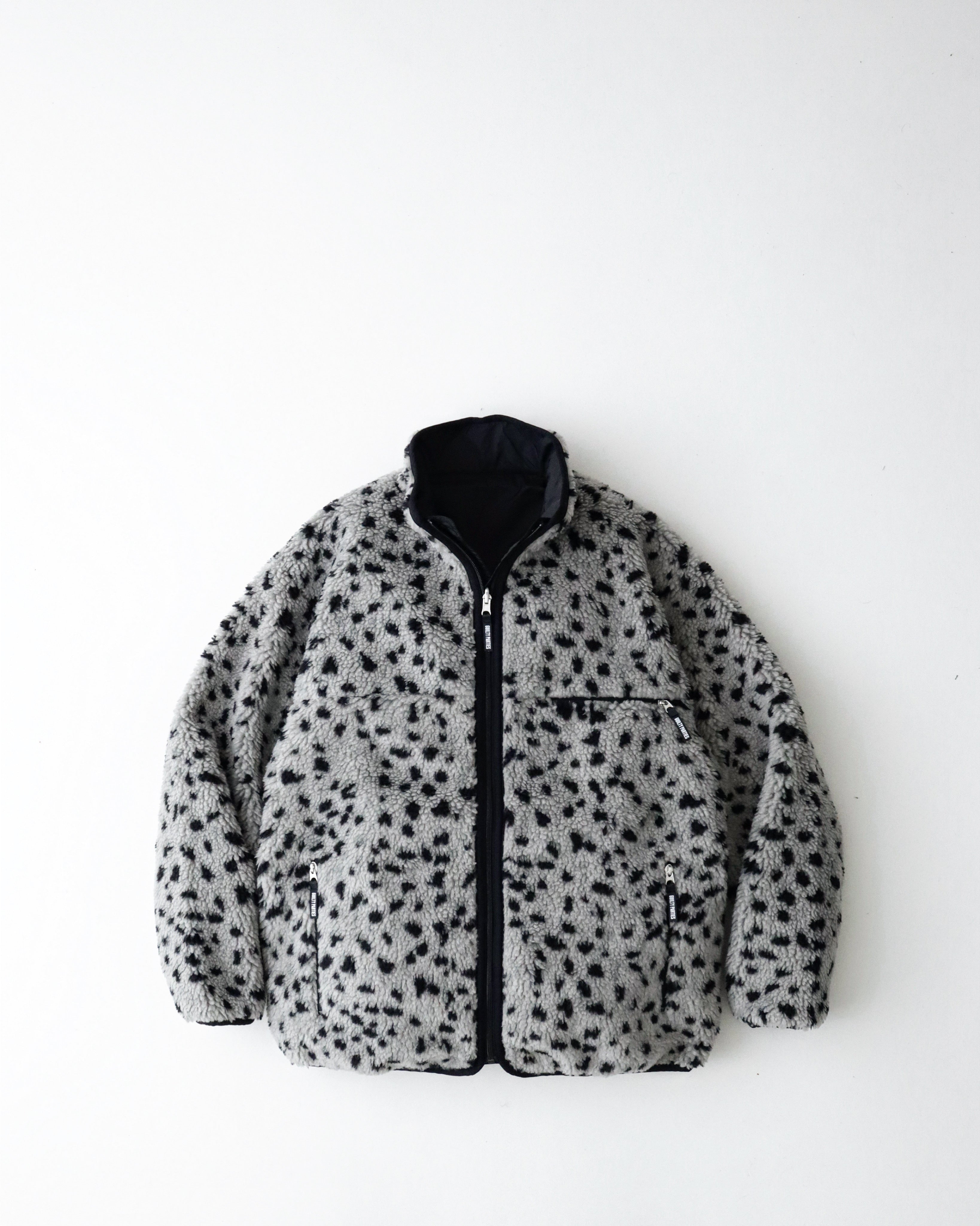 REVERSIBLE LEOPARD BOA FLEECE JACKET