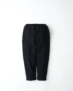 TWEED BLACK STRIPE EASY PANTS