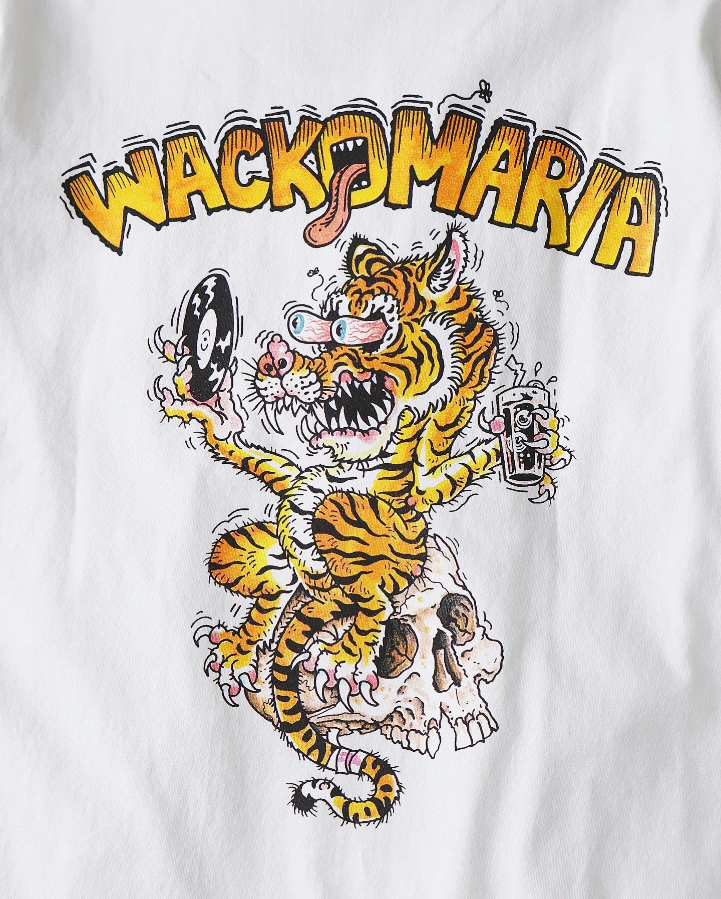 WACKO MARIA TIM LEHI / WASHED HEAVY WEIGHT LONG SLEEVE T-SHIRT
