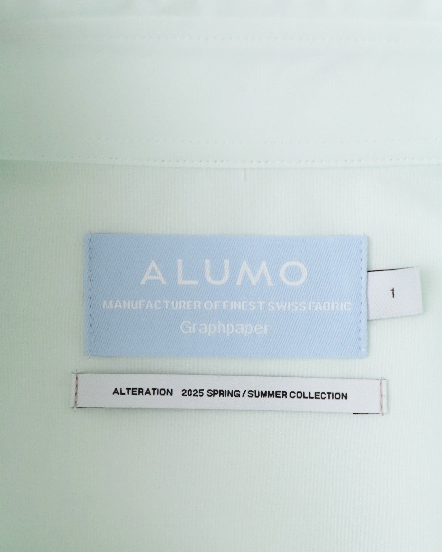 ALUMO for GP S/S OVERSIZED REGULAR COLLAR SHIRT
