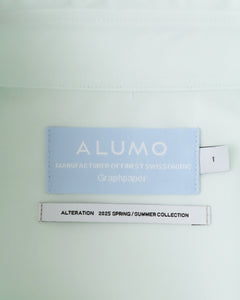 ALUMO for GP S/S OVERSIZED REGULAR COLLAR SHIRT