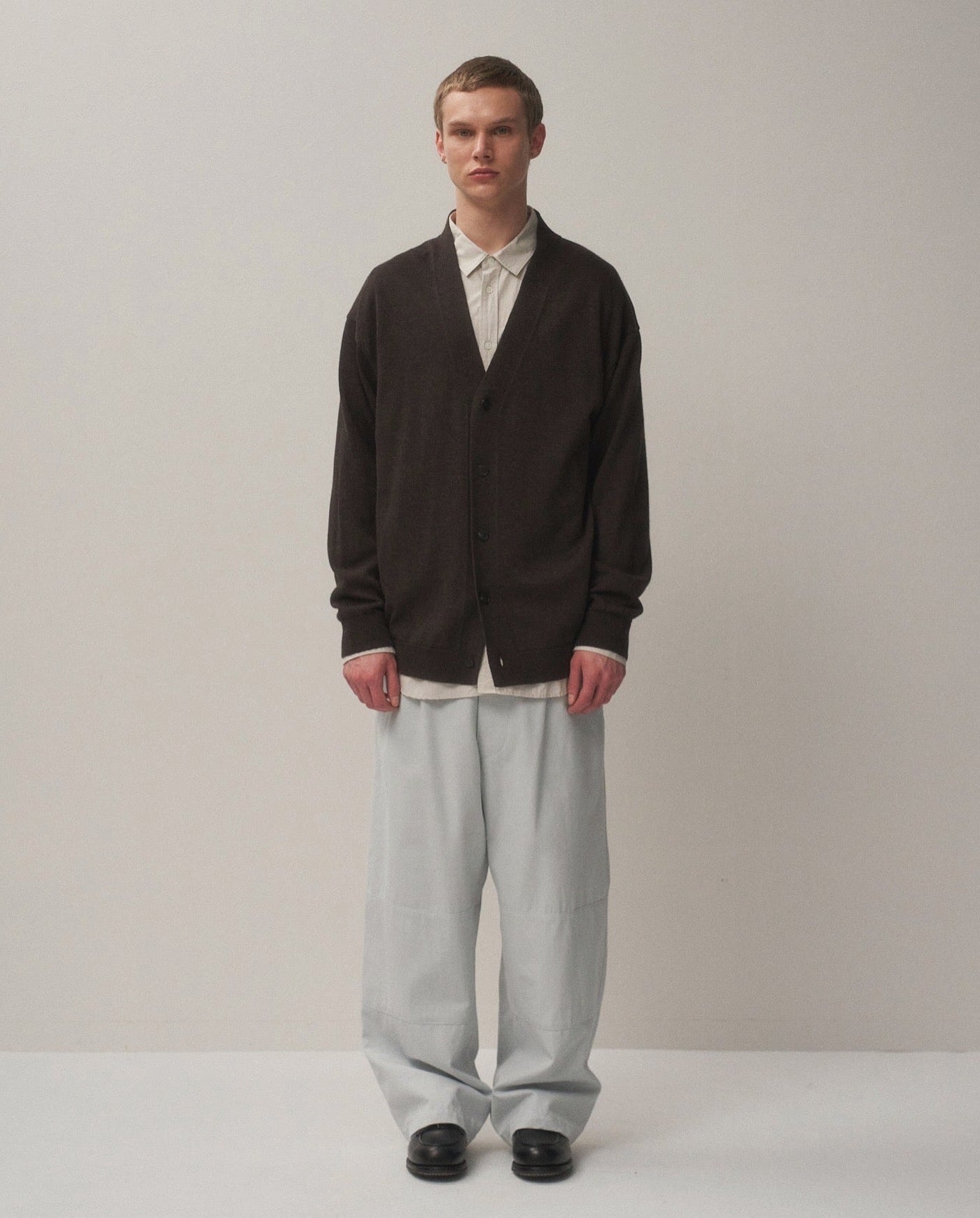 WOOL WASHI OVERSIZED CARDIGAN