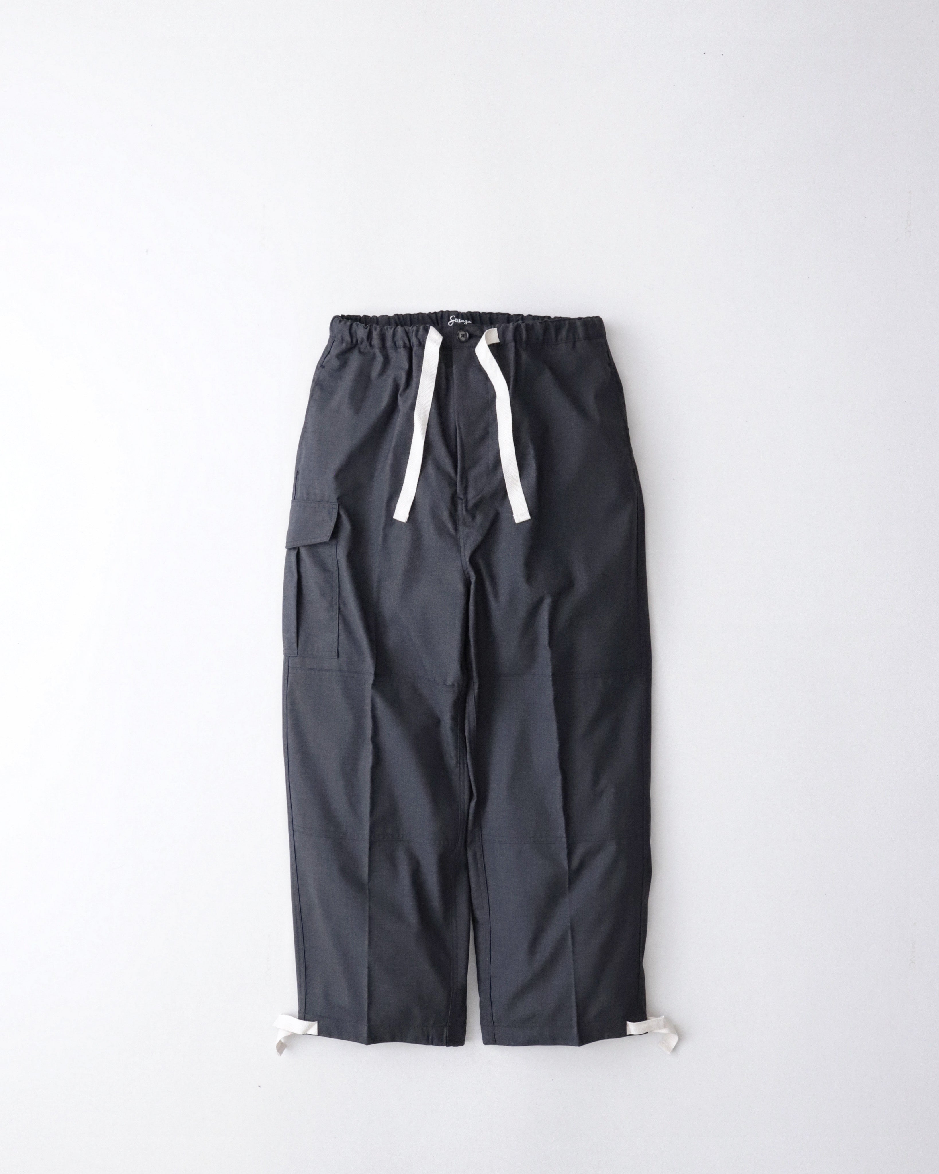 Sillage CARGO PANTS WOOL TROPICAL ANTHRACITE – NCNR WEB STORE