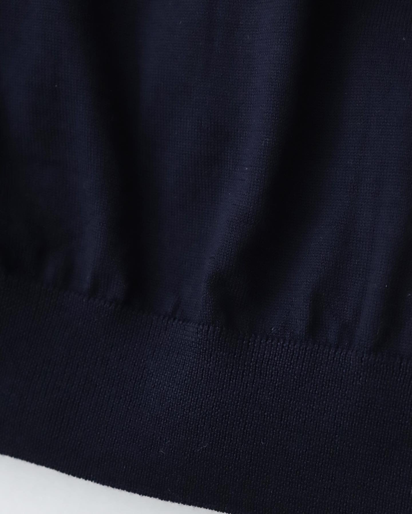 HIGH GAUGE KNIT OVERSIZED L/S POLO