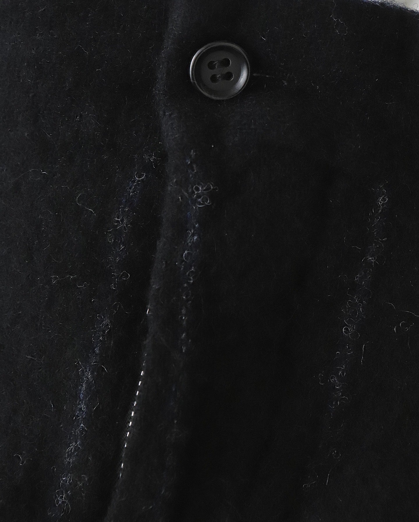 CHALK STRIPE FULLING ONE TUCK PANTS