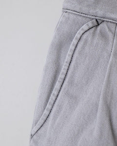 FARAH｜THREE-TUCK WIDE SHORTS / DENIM