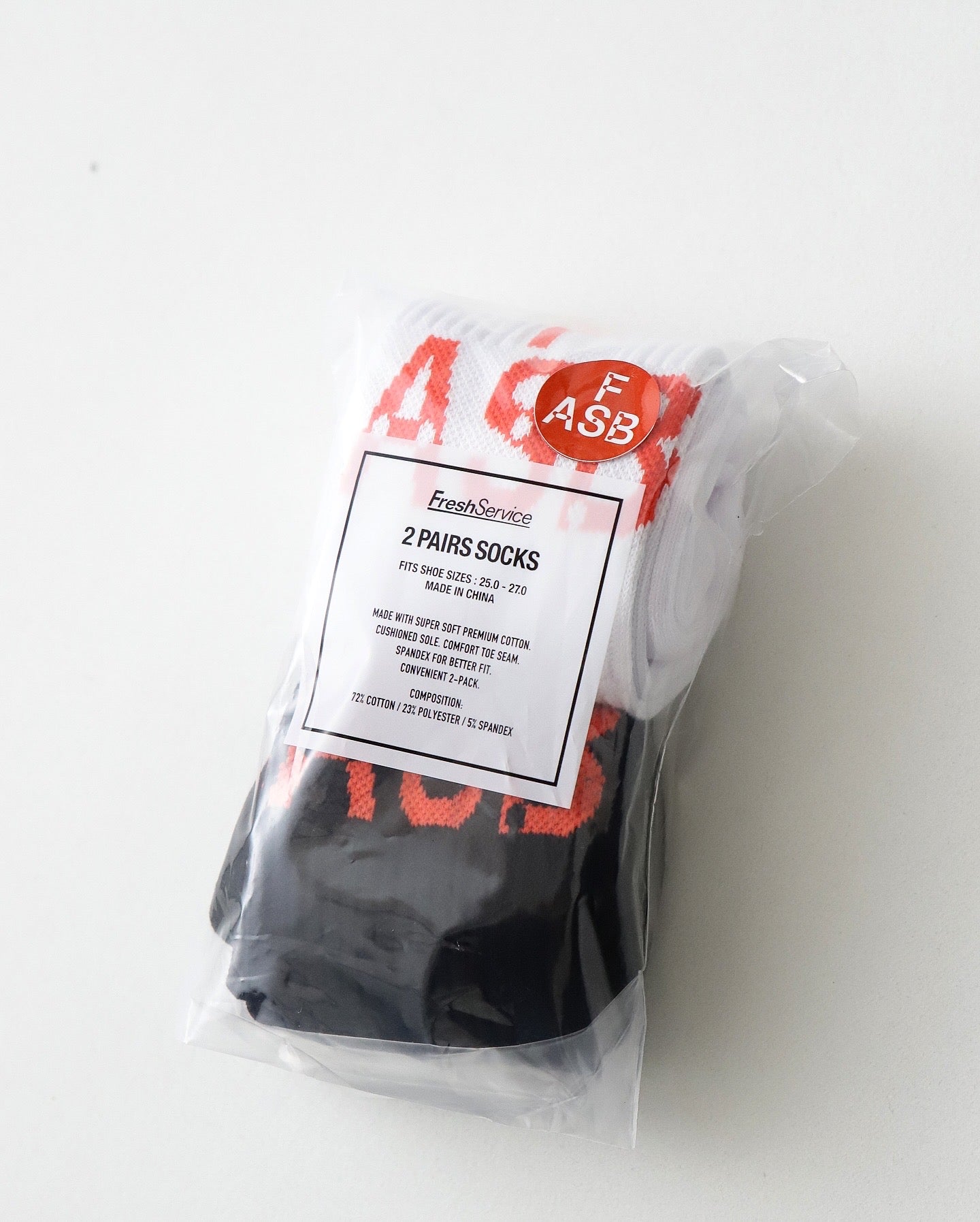 AS×FS 2-PACK SOCKS