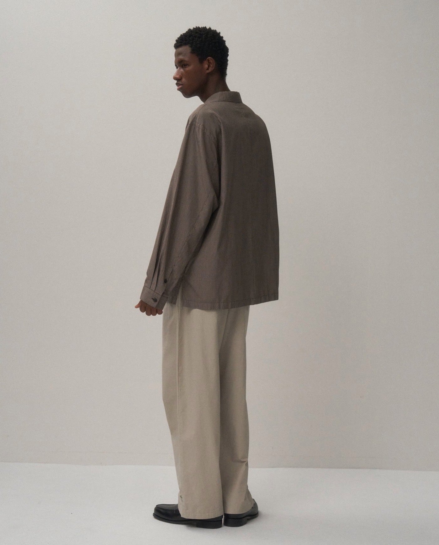 SALE】ATON / エイトン : 【レディース】WOOL GABARDINE TAPERED PANTS 