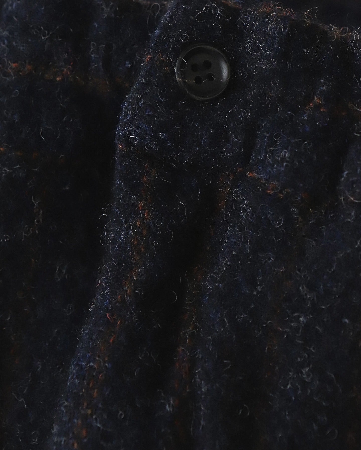 SHARKSKIN STRIPE FULLING EASY PANTS