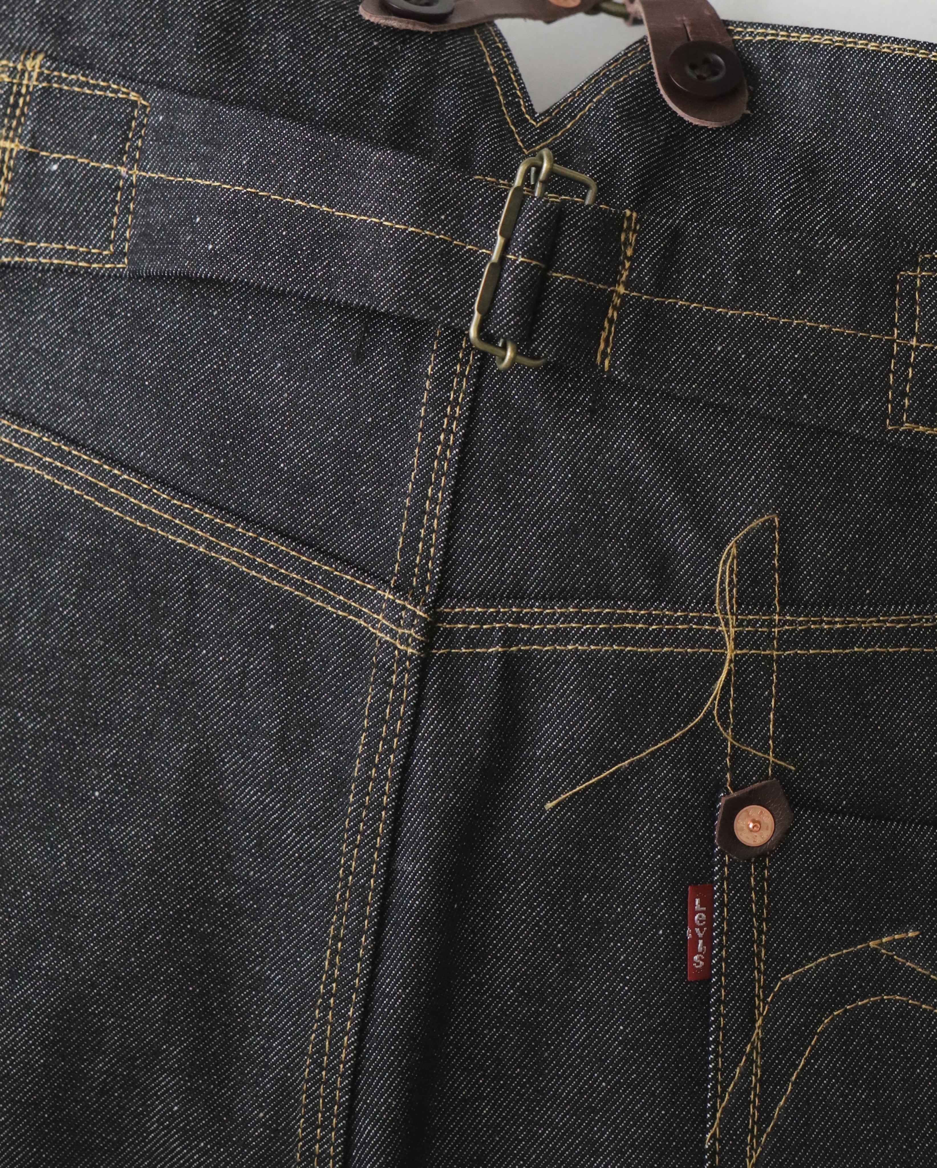 eYe JUNYA WATANABE MAN LEVI'S RED SUSPENDER DENIM PANTS – NCNR