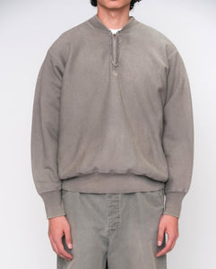 VINTAGE HALF ZIP RIB COLLAR SWEATSHIRT
