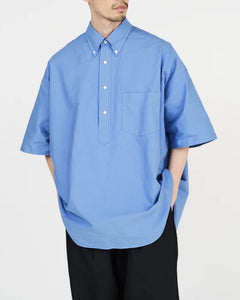 OXFORD OVERSIZED S/S B.D PULLOVER SHIRT
