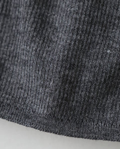 RAMIE WOOL RIB｜RIB MOCKNECK SWEATER（WOMEN）