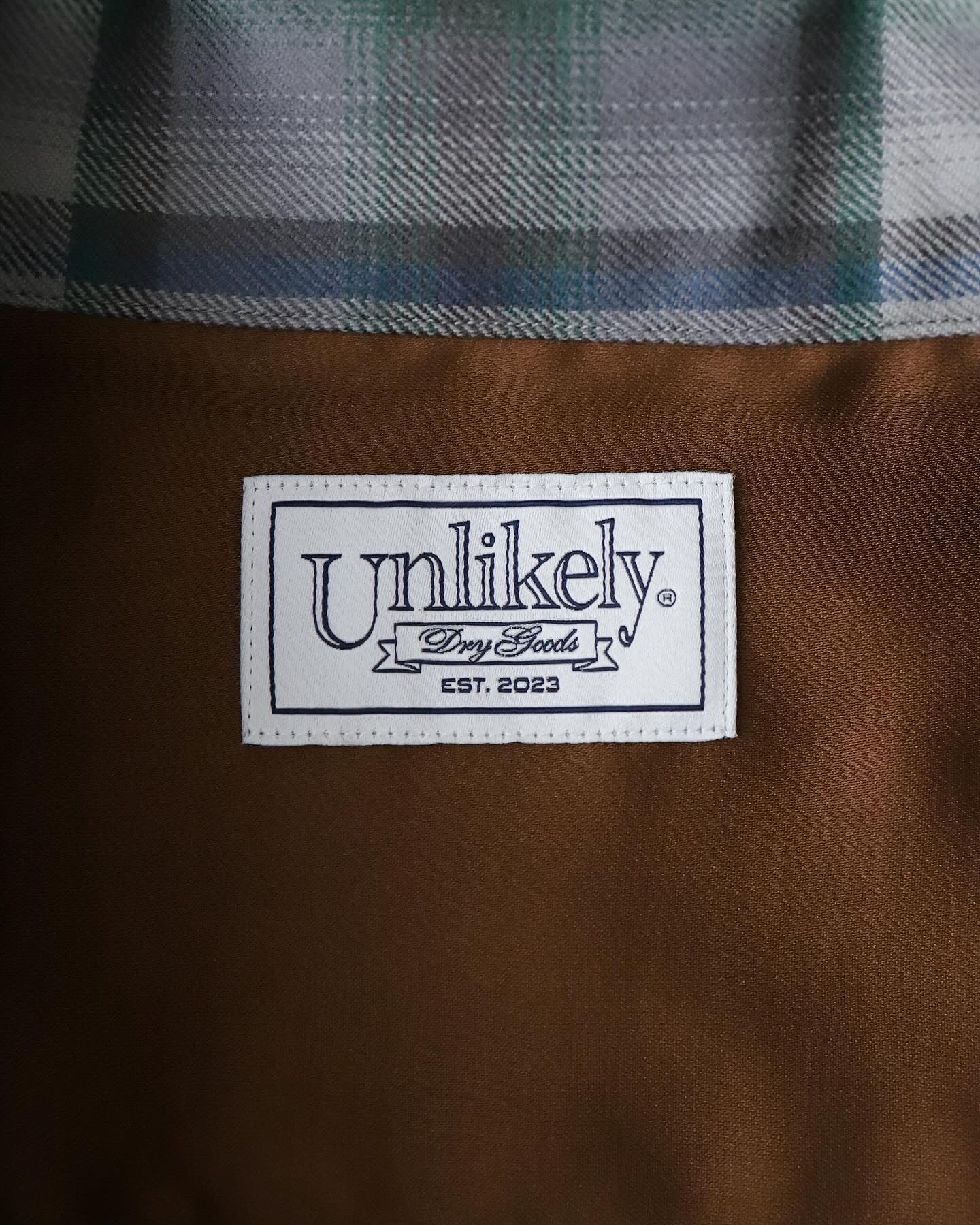 UNLIKELY 2P SPORTS OPEN L/S SHIRTS WOOL PLAIDS