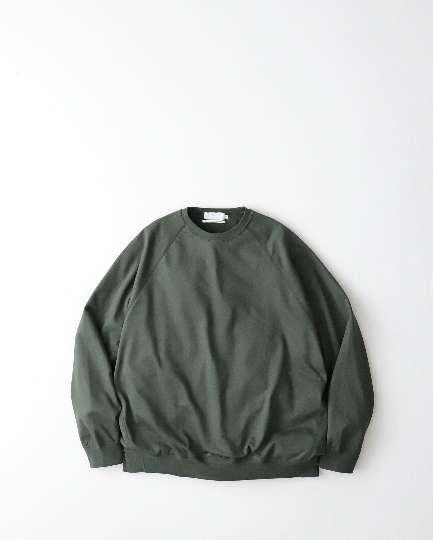 HARD TERRY CREW NECK SWEAT